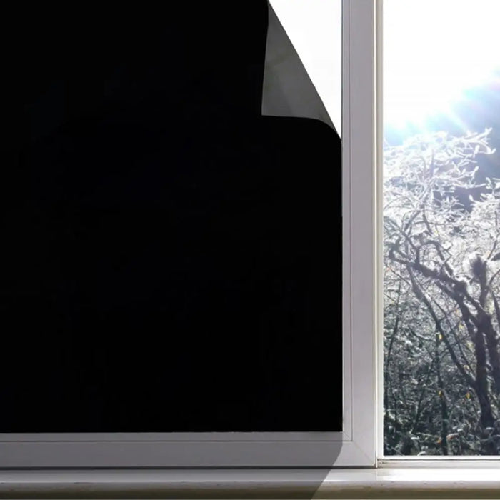 Blackout Window Sticker - 100% Light Blocking Pvc Film For Privacy