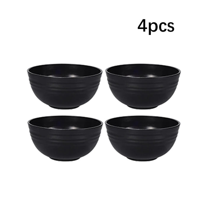 4 / 16 Piece Black Pp Cutlery Set For Outdoor Camping Parties