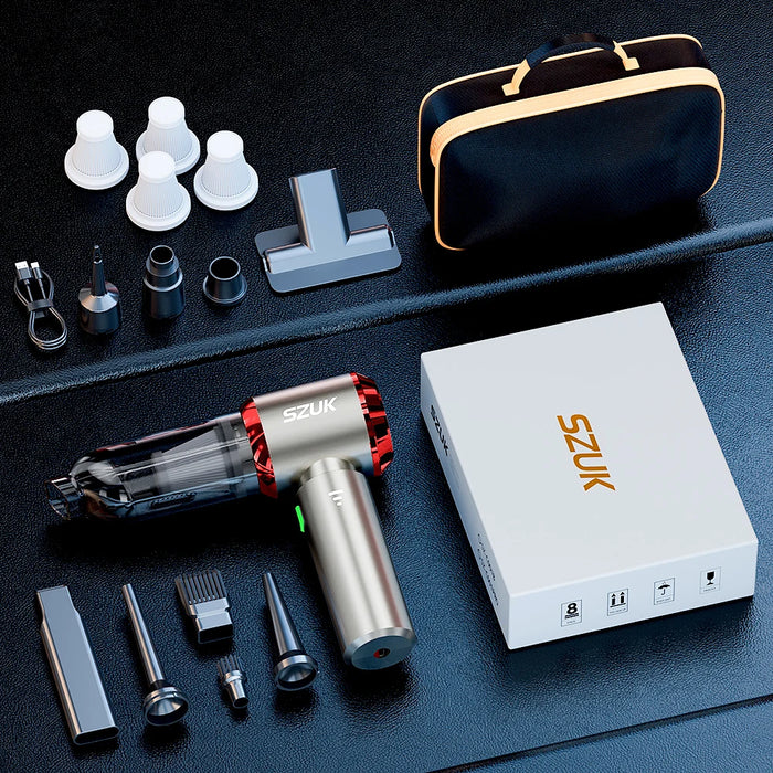 Portable Car Vacuum Cleaner Strong Suction Wireless Mini Handheld Home Appliances