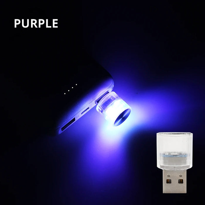 Usb Mini Led Ambient Light Colourful Flashing Atmosphere Lamp For Cars Computers And More