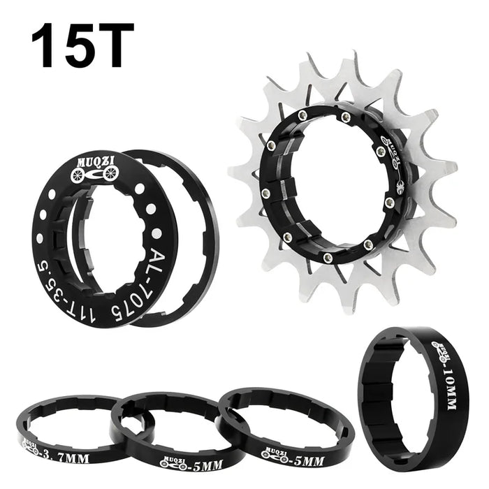 Single Speed Cassette Cog Conversion Kit 12 22T