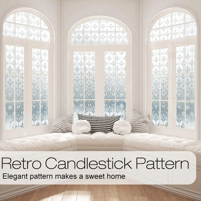 Decorative Window Film For Privacy - High-Quality Static Cling - Office Bedroom Kitchen