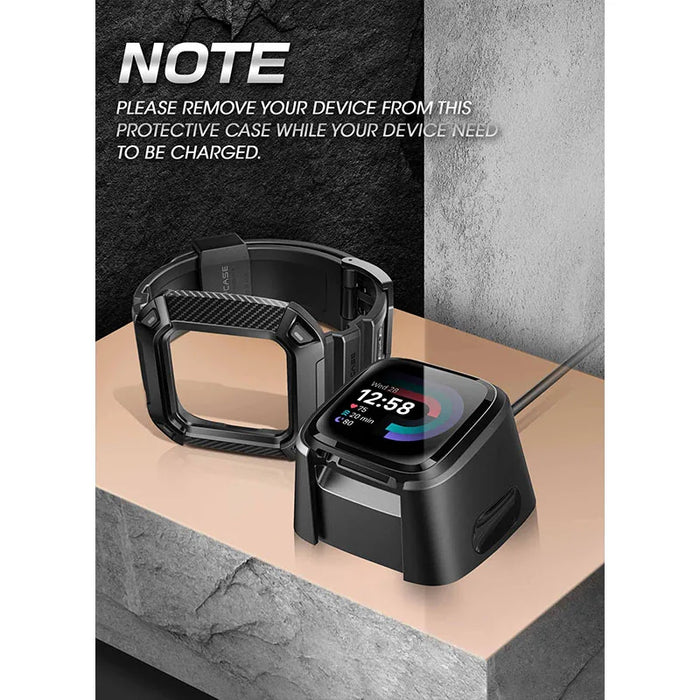 For Fitbit Versa 4 / Fitbit Versa 3 / Fitbit Sense 2 / 1 Ub Pro Protective Replacement Wristband Case