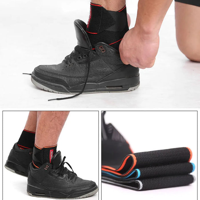 Adjustable Ankle Brace For Sprains Unisex Support For Achilles Tendonitis