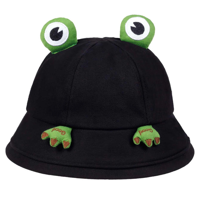 Cute Frog Bucket Hat For Outdoor Sun Protection