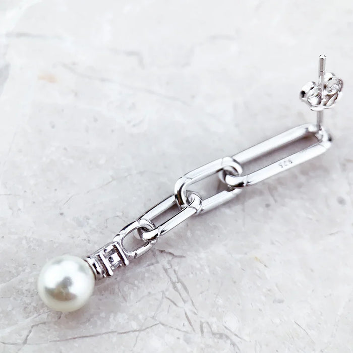 925 Sterling Silver Freshwater Pearl Earrings For Women