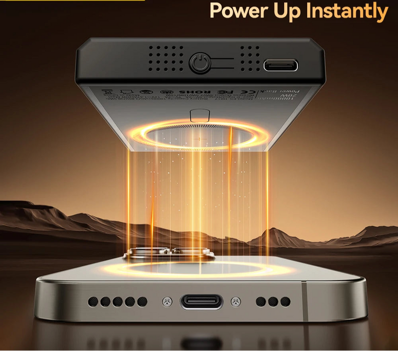 Mini Magnetic Power Bank 10000Mah 20W Wireless Fast Charging External Battery For Magsafe For Iphone16 15 14 13 Pro Max