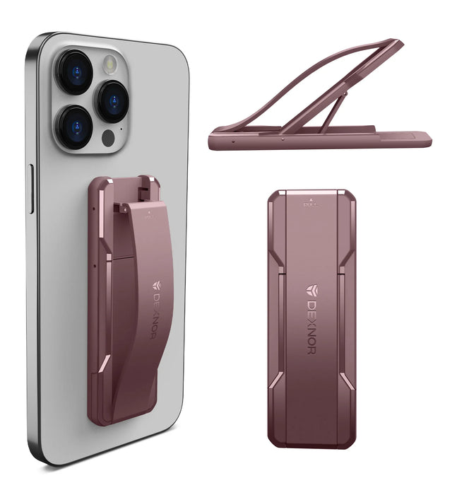 Portable Slim Grip With Telescopic Finger Kickstand 2-In-1 Cell Phone Straps Adhesive Loop Finger Holder