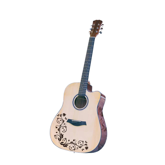 1Pc Removable Pvc Flower Vine Stickers For Instruments & Home