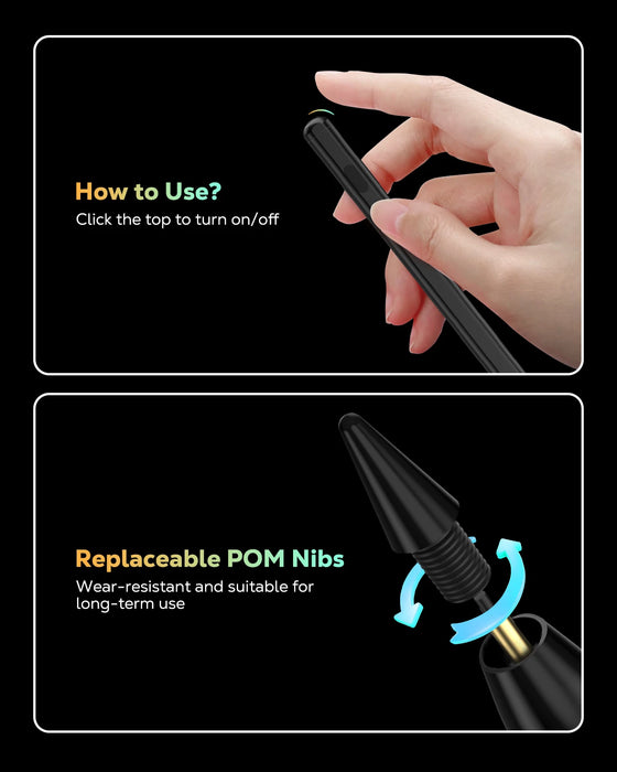 For Ipad A16 11Th 10Th Gen 2018-2025 Apple Ipad 11 / 10 / 9 / 8 / 7 / 6 / A16 Mini 7 / 6 / 5 Air M3 / M2 11 Inch / 13 Inch / 5 / 4 Stylus Pen
