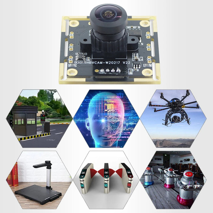 Ov9732 Video Camera Module Board 60 / 72 / 100 / 160 / 180 Degree 280X720 Usb Free Driver Manual Focus Monitor Module For Winxp / 7 / 8 / 10