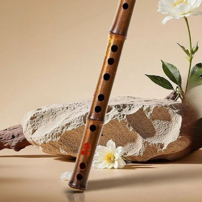 Traditional Purple Bamboo Flute For Adults