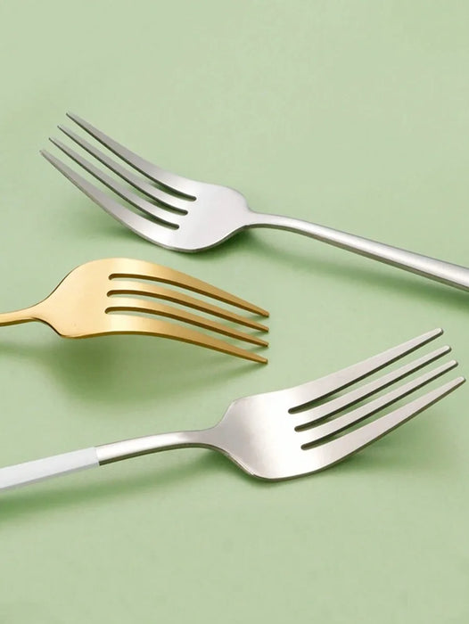 3 Piece Stainless Steel Cutlery Set With Storage Box Perfect For School Or Picnics