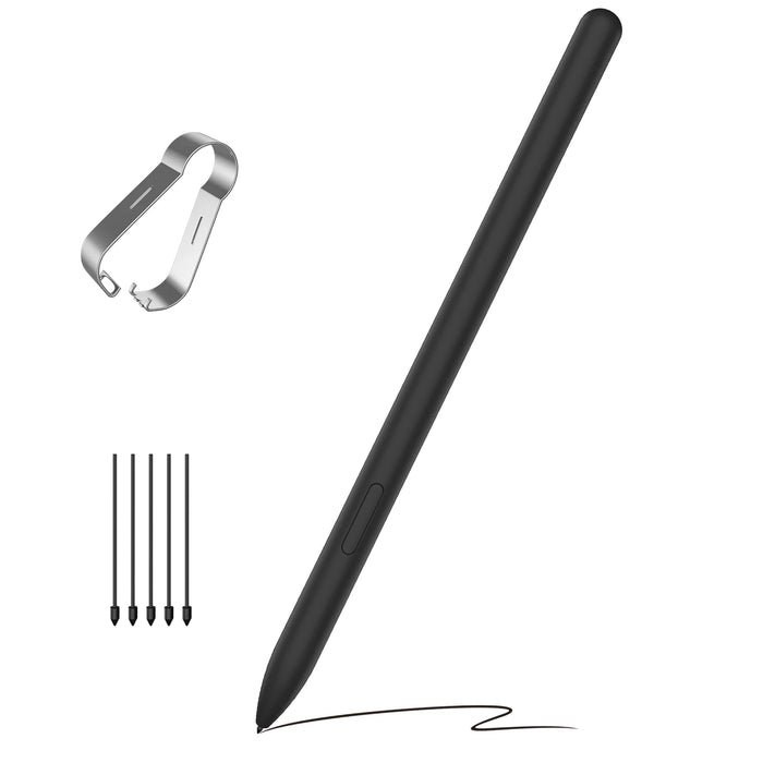 For Samsung Galaxy Tab S10 Fe / S9 Fe Series Stylus Pen With Eraser & 5 Replacement Nibs Precise Writing Palm Rejection