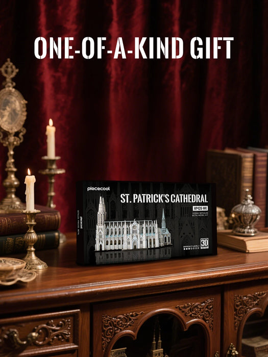St. Patrick's Cathedral 3D Metal Puzzle Kit For Adults