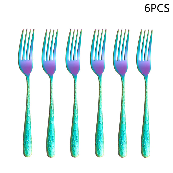 4 / 6 / 16 / 24 Piece Stainless Steel Tableware Set For Home Or Restaurant