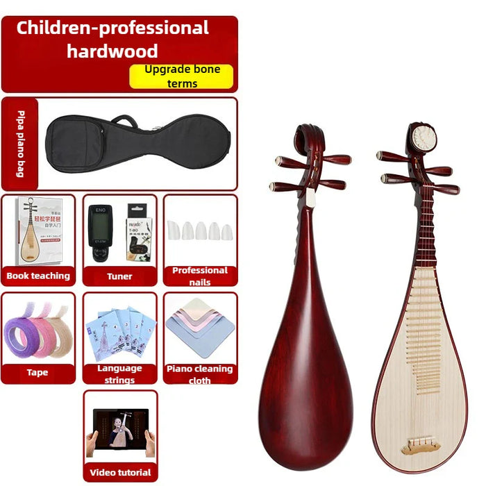 Chinese Classical Wooden Lute For Beginners And Professionals