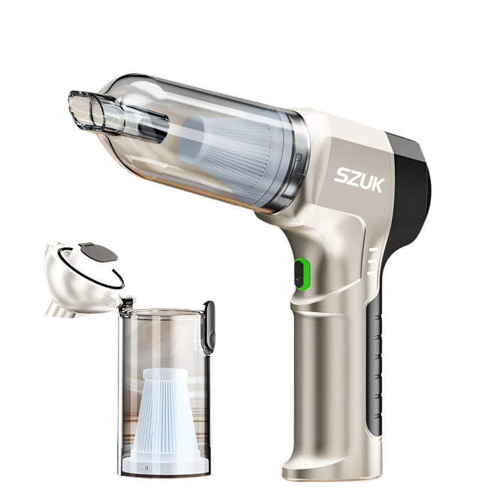 Portable Car Vacuum Cleaner Strong Suction Wireless Handheld Home & Auto Cleaning