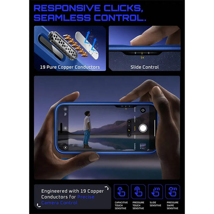 For Iphone 17 Pro Max Ub Mag Slim Shockproof Magnetic Magsafe Phone Case With Camera Control Capture Button