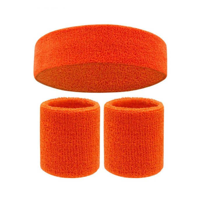 Men Sweat Band Set Ideal For Sports & Workouts
