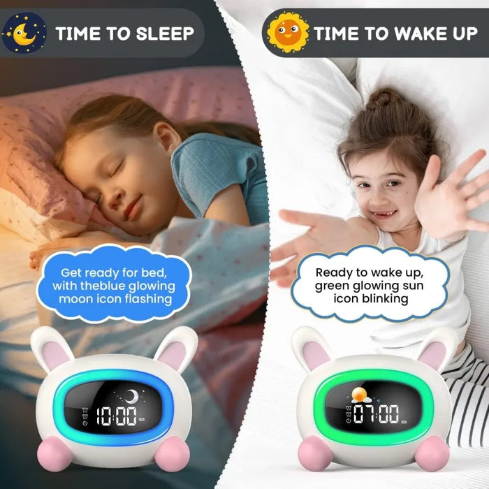 Kids' Sleep Training Alarm Clock With Sound Machine
