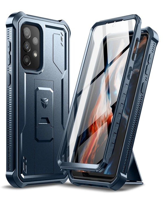 For Samsung Galaxy A33 5G Full Body Bumper Military Grade Armor Shockproof Hard Case With Built-In Screen Protector