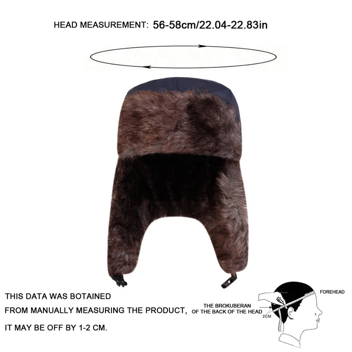 Winter Earflap Ski Hat For Outdoor Activities Unisex Bomber Hat For Warmth And Style