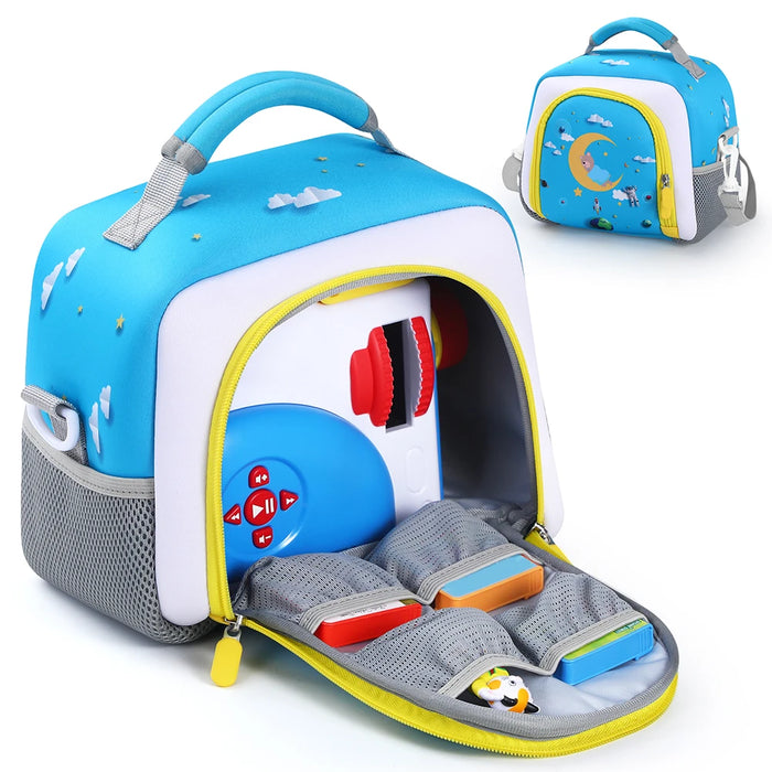 Hard Eva Case For Yoto Player 3Rd Gen Storage Carrying Bag Up To 30 Cards Organizer Shockproof Protective Case For Yoto Player