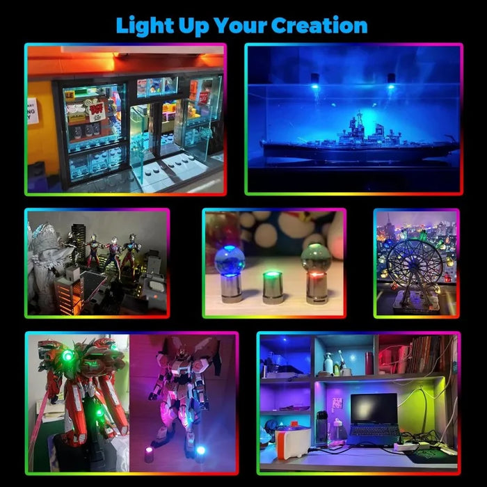 10 Pack Mini Led Lights For Crafts Dollhouses Parties