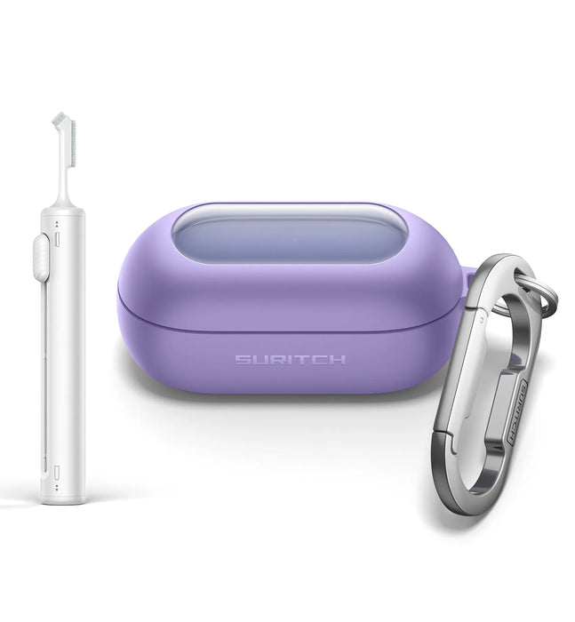 For Beats Solo Buds 2024 Magnetic Protective Case With Carabiner & Keyring