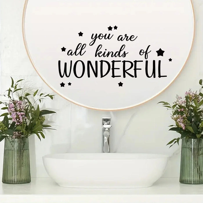 Charming Wonderful Wall Mirror Sticker For Home Decor