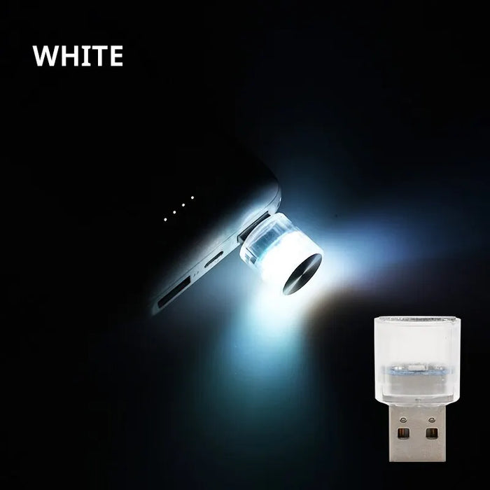 Usb Mini Car Ambient Light Interior Atmosphere Lamp For Auto Pc And More