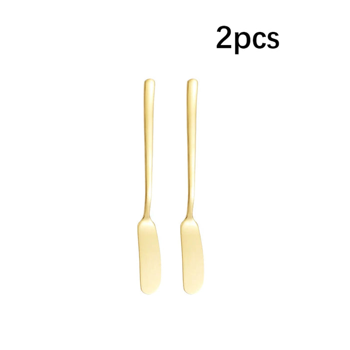 2 / 4 / 6 Piece Stainless Steel Butter Knives For Cheese Chocolate And Jam