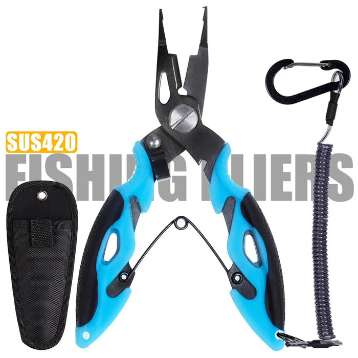 Versatile Stainless Steel Fishing Pliers