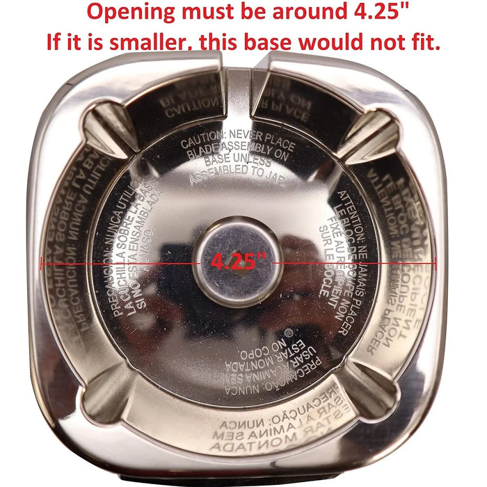 Replacement Jar Base Bottom Cap Compatible With Oster Pro 1200 Blender