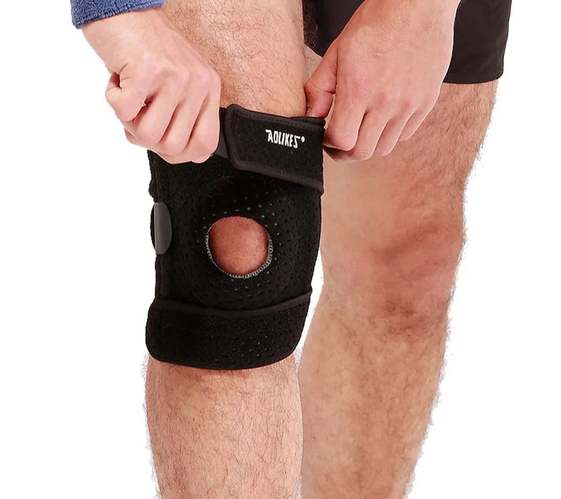 Knee Brace With Side Stabilizers & Gel Pads Pain Support For Running Workout Arthritis