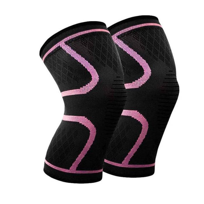 Pair of Knee Braces For Pain Relief Compression Sleeve For Men & Women Meniscus Tear Support Running