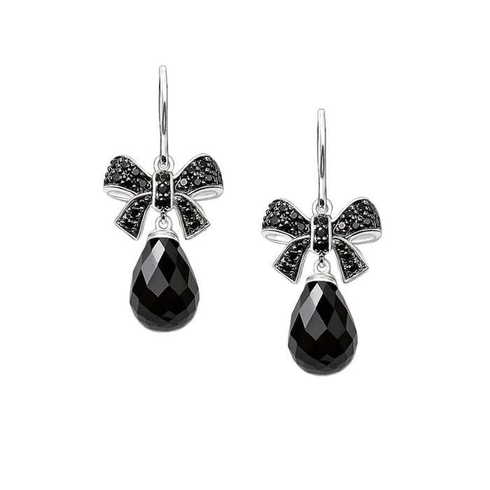 925 Sterling Silver Romantic Gift Water Drop Earrings Europe Style For Women