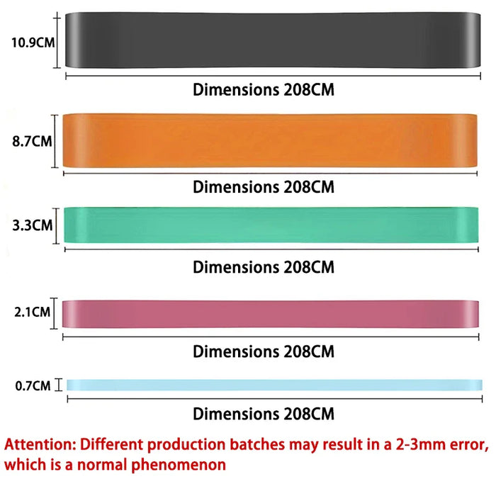 Stretch Band Set For Resistance Training