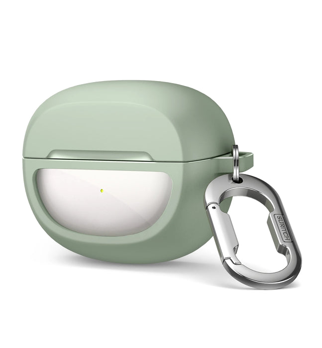 For Bose Ultra Open Slim Stylish Transparent Hard Pc Shock-Absorbing Protective Tpu Shockproof Case With Anti-Lost Keychain