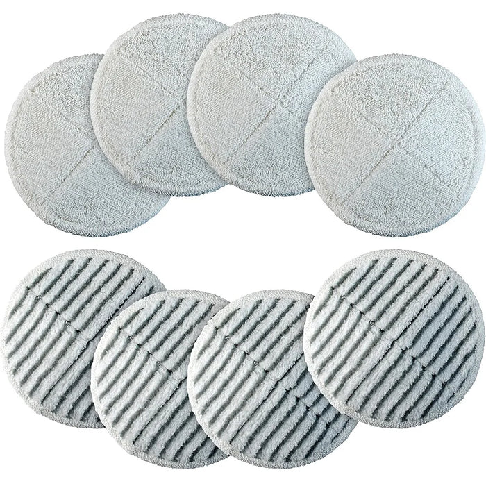 2124 Spinwave Mop Pad For Bissell 2039A Hard Floor Mop Cleaners 4 Soft + 4 Scrubby Washable And Reusable Mop Pads