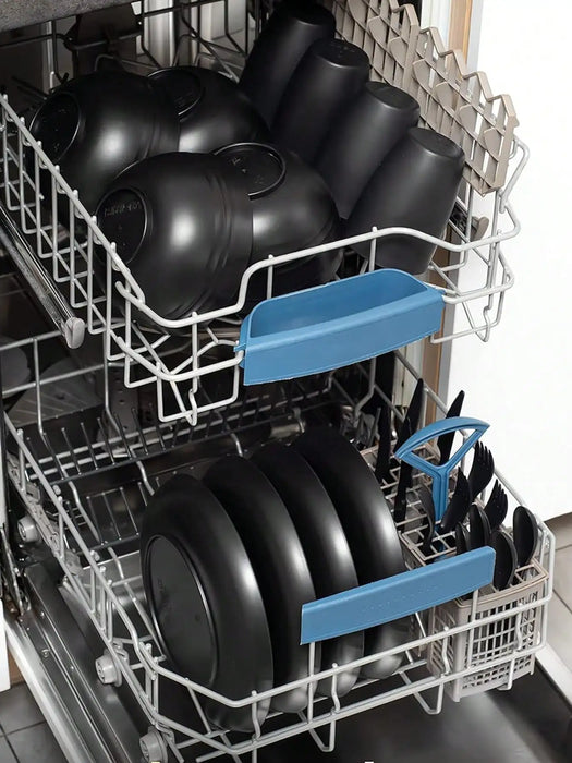 28 Piece Portable Dish Set For Kitchen & Camping