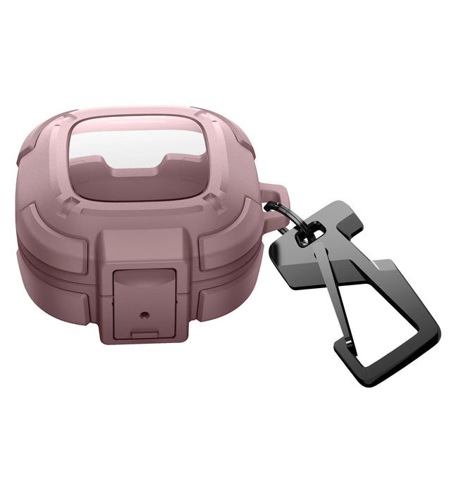 For Samsung Galaxy Buds Fe / Buds 2 Pro / Buds 2 / Buds Pro / Buds Rugged Bumper Shockproof Case With Secure Lock Keychain