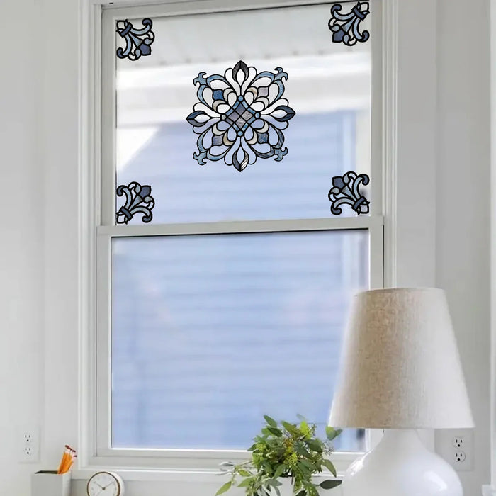 1Pc Moroccan Geometric Window Sticker For Home Decor