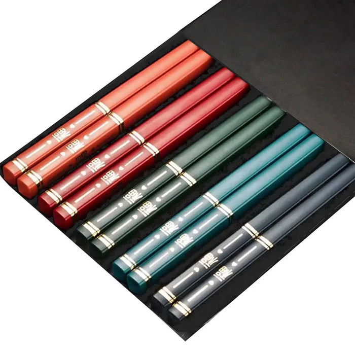 5 Pairs Non Slip Japanese Chopsticks For Sushi