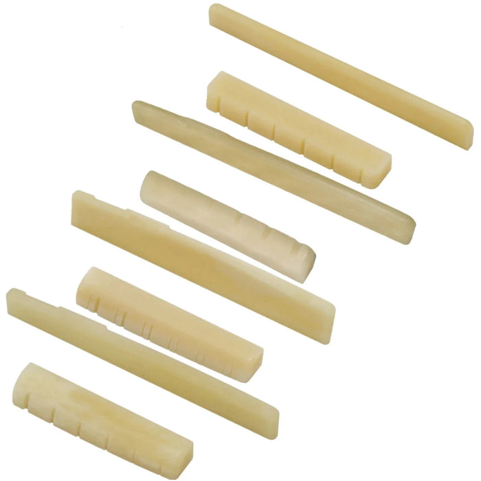 Real Bone Bridge & Saddle For 6 12 String Guitars