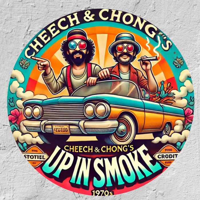 2D Flat Fun Smoking Wall Art Durable Metal Signage For Kitchen Bedroom Bar