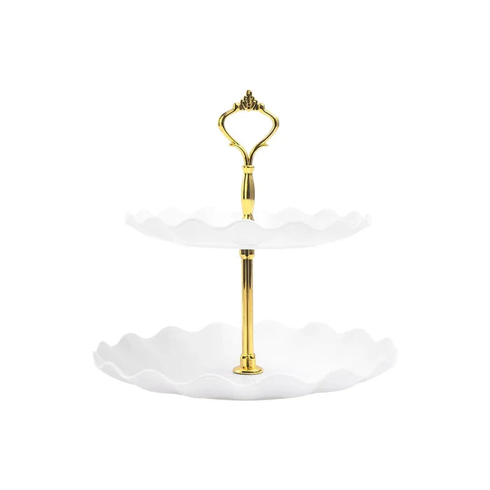 European Three Layer Cake Stand For Weddings And Parties