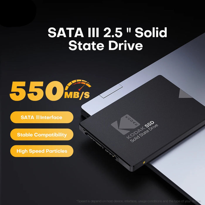 Kodak 128gb 1tb Ssd X130 Pro Sata3 2.5 6gbs Hdd For Laptop / Desktop