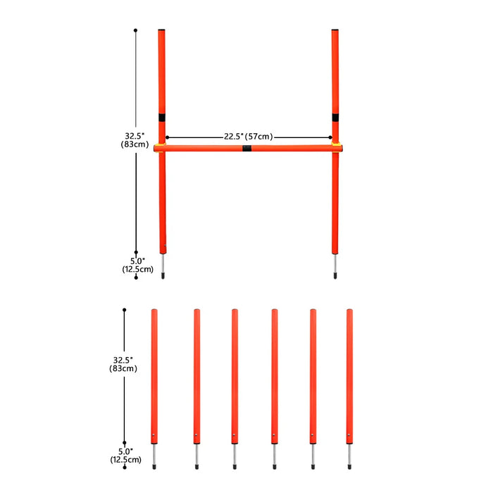 Portable Dog Agility Set For Outdoor Training